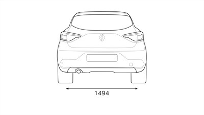 Clio R.S. Line E-Tech Hybrid - dimensions