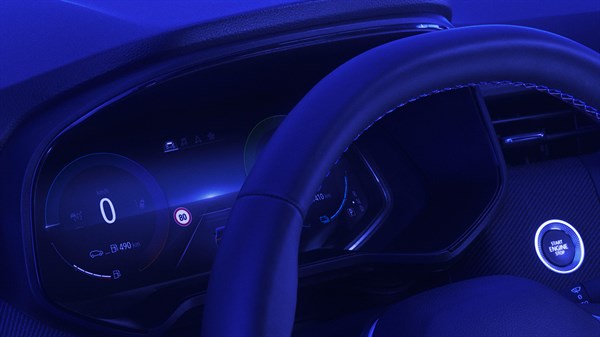 Renault Clio E-Tech full hybrid - digital speedometer
