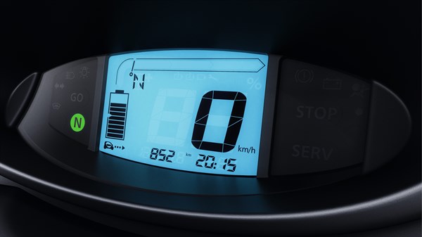 Renault Twizy digital speedometer
