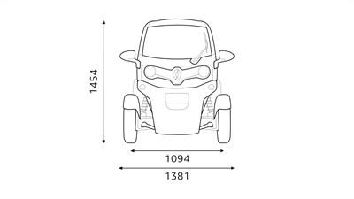 Renault Twizy dimensions