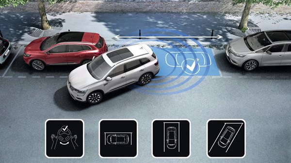 Renault Koleos rear parking sensors and cameras